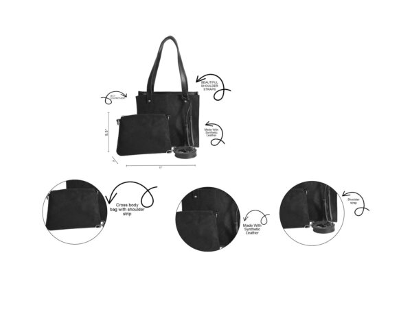 SUEDE MAROON BAG - Image 4
